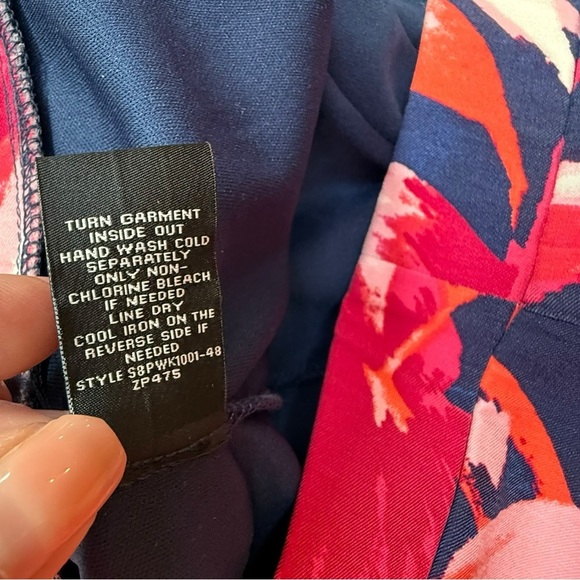 Zoe + Phoebe Tropical Print Bright & Bold Floral Print Skorts Tennis Size PXL - Picture 7 of 9